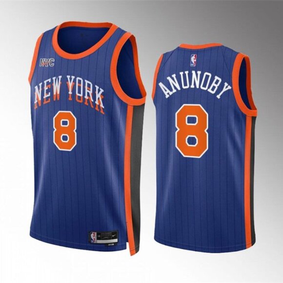 Mens OG Anunoby Blue Stitched Jersey - Picture 1 of 1